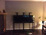 Tank and stand just arrived from Concept Aquariums here in Calgary.  Custom build 130Gal 6 foot long tank with dual overflows. 
 
Once all the...